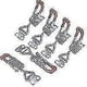 thumbnail image 1 of 6 Pcs Metal Cam Lock Gh-4001 Turnbuckle Box Lock Cap Lock Adjustable Toggle Clamp Holding Capacity Bolt 100kg 220lbs, 1 of 5