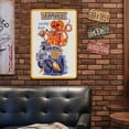 thumbnail image 3 of Placa Metal Vintage Rat Fink Pintura Hierro Rectangular Del Pared 20x30cm, 3 of 9
