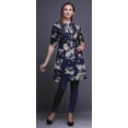 thumbnail image 4 of Bimba Indian Short Kurtis For Women Printed Tunic Roll Up Sleeve Shirt, 4 of 6