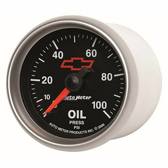 Autometer 3621-00406 Mechanical Engine Oil Pressure Gauge 0-100PSI for Chevy