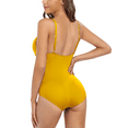thumbnail image 4 of Hilor Womens One Piece Swimsuits Pin Tucked Surplice Swimwear Tummy Control Bathing Suits Monokinis, 4 of 8
