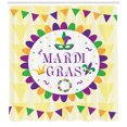 thumbnail image 3 of Ambesonne New Orleans Shower Curtain, Classical Carnival, 69"Wx75"L, Multicolor, 3 of 3