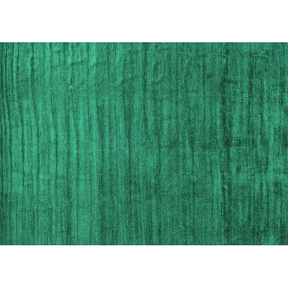Ahgly Company Indoor Rectangle Abstract Turquoise Blue Contemporary Area Rugs, 2' x 3'