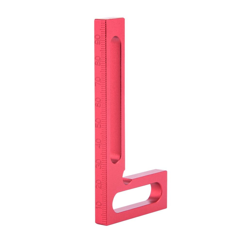 OTVIAP 100mm Aluminium Alloy Precision Woodworking LSquare Mini