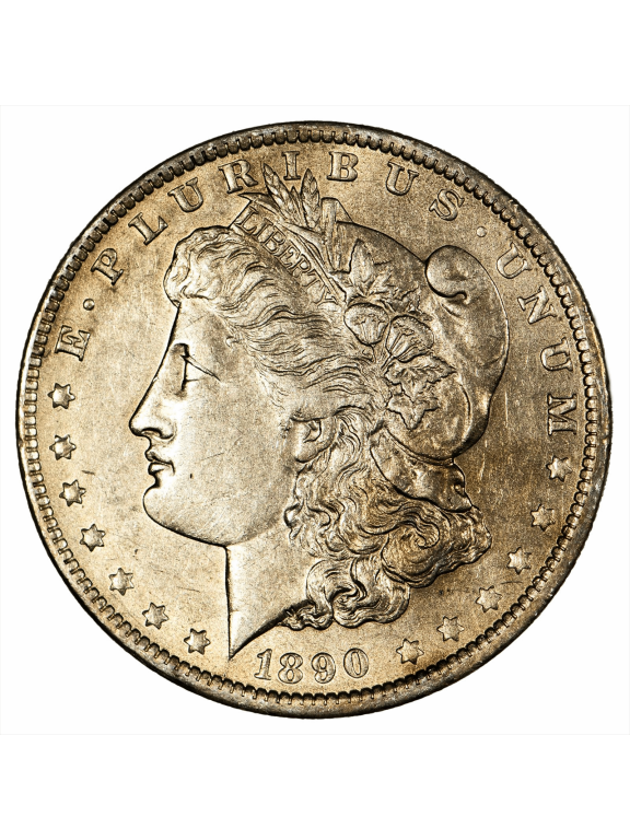 US Mint 1890O Morgan Silver Dollar Coin $1 Raw