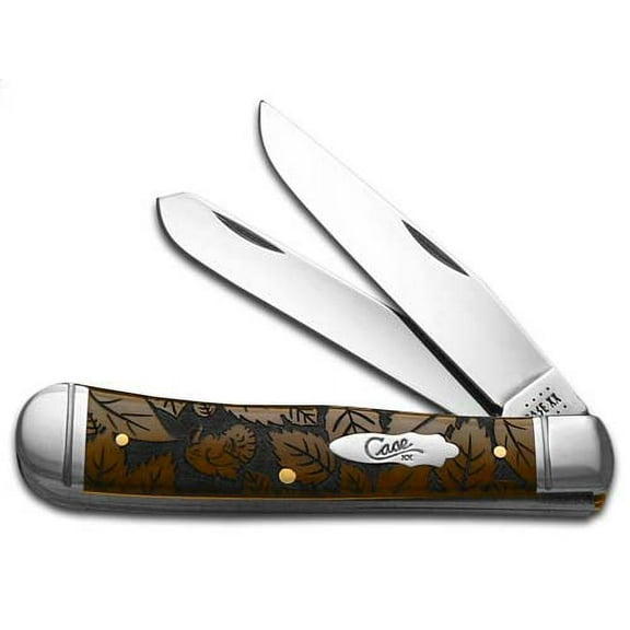 Case XX Knives Wildlife Series Turkey Trapper 1/500 Antique Bone Stainless Pocket Knife