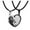 Black, variant on Cat Couple Bestie Necklace Couples Jewelry Stainless Steel Animal Pendant Necklace