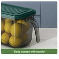 thumbnail image 5 of Vikakiooze Storage Containers Produce Preservation , Stackable Refrigerator Organizer With Handle To Keep Fresh For Produce, Food, Vegetables, 5 of 7