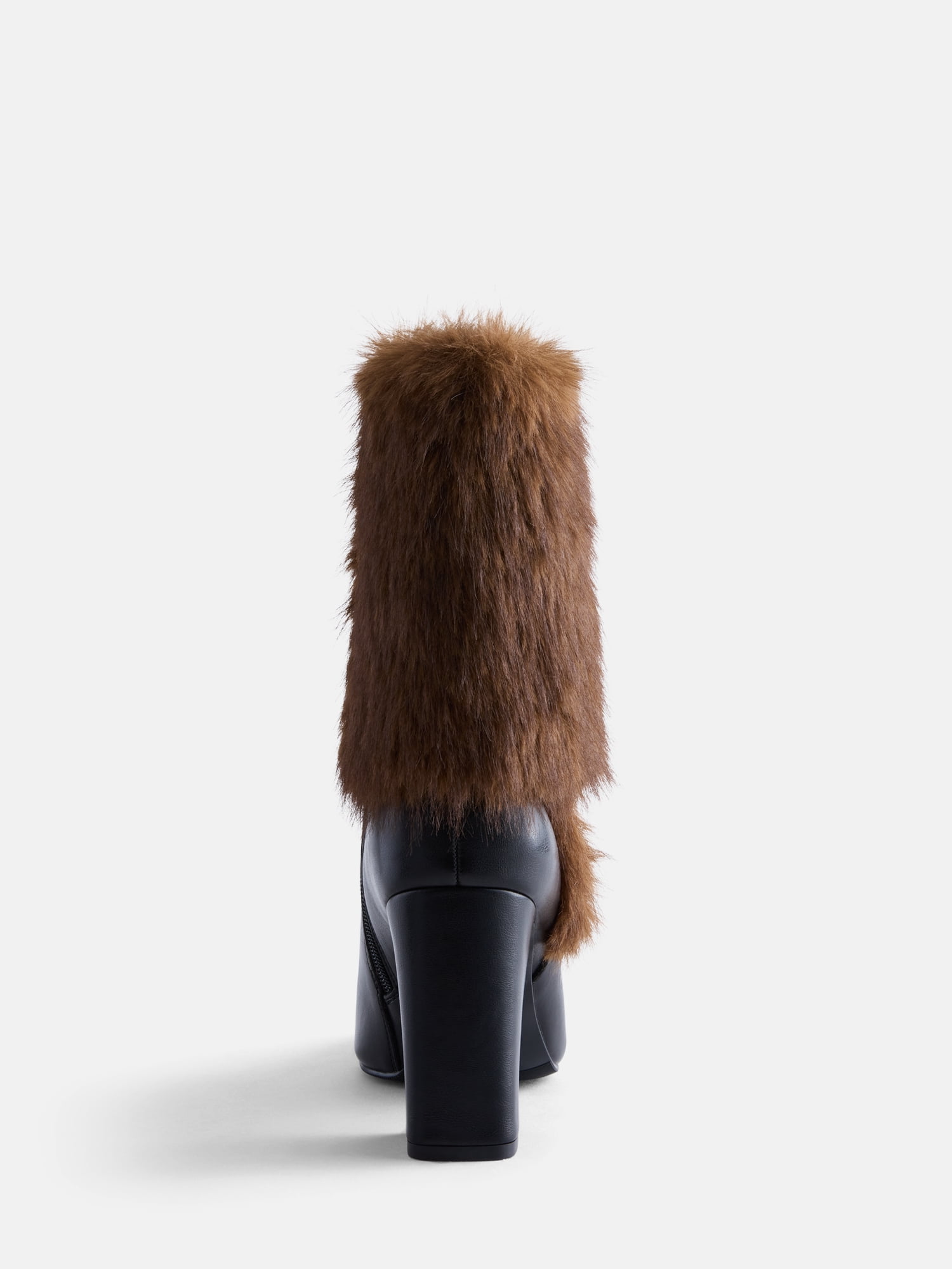 Madden NYC Women's Faux Fur Cuff Boots