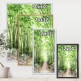 thumbnail image 4 of Designart 'Little Road Through Bamboo Forest' Traditional Framed Canvas Wall Art Print, 4 of 5