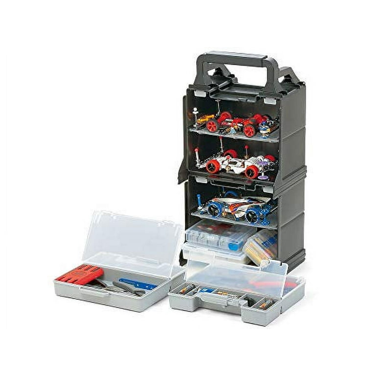 Tamiya JR Mini 4WD Portable Pit Box with Tool Storage - Walmart.com