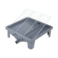 thumbnail image 2 of Inodoro para perros, entrenador de orinal, orinal extraíble, bandeja para orinal para perros, para interior y exterior, para conejos, perros pequeños gris, 2 of 8