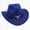 A172-Blue, variant on Kids Winter Beanies Ethnic Handsome Hat Childrens Performance Hat Head Upturned Brim Western Cowboy Hat Sun Hat Indoor Outdoor Traveling Use,3-8 Years,A172-Coffee