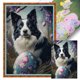 thumbnail image 1 of Hilo Algodón Ecológico Bordado Punto Cruz Perro Pascua Impreso 11CT 40x60cm, 1 of 9