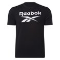 thumbnail image 1 of Camiseta Reebok Identity Big Stacked Logo para Hombre Negra Talla S, 1 of 2