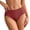 Brick Red, variant on Aura Lane Women’s No-Wedgie Triangle Panty – Comfortable Seamless Underwear with Shaping Effect, Everyday No-Show Briefs Purple L