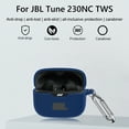 thumbnail image 1 of Funda de silicona para Audífonos todo incluido con gancho para JBL Tune 230NC TWS (azul) Tmvgtek Para estrenar, 1 of 8