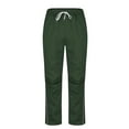 thumbnail image 4 of Timoontee Men's Cargo pants Casual Elastic Waist Drawstring Solid Pocket Workwear Trousers Relaxed Fit Lightweight Athletic Pants for Hiking Running Gym Workout Army Green XXL, 4 of 6