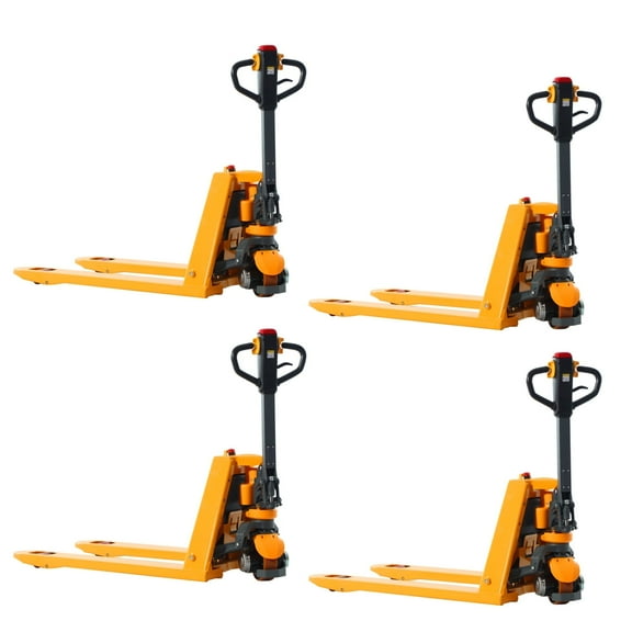 APOLLOLIFT 4Units 3300lb Lithium Electric Walkie Pallet Truck 48x27" Fork