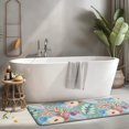 thumbnail image 2 of Green Pioneer Flower and Leaf Kitchen Rug Mat,Kitchen Runner Rugs Non Skid Washable,Decorative Kitchen Floor Mats for Kitchen,Sink,Laundry,17"x47.2", 2 of 7