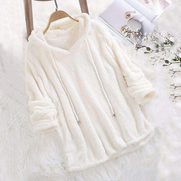 UANWENN Femmes Décontracté Uni à Capuche Manches Longues Chandails Blouse Hauts Long Veste Chandail à Capuchon pour Femmes à Fermeture Éclair Chandail à Fermeture Éclair Femmes Chandails à Capuche Légers Femmes Chandail à Capuche Femmes Chandails Légers pour