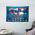 thumbnail image 1 of 65th Birthday Decorations Tapestry, Special Day for Sixty Five Years Old Surprise Balloons Colorful, Wall Hanging for Bedroom Living Room Dorm Decor, 60W X 40L Inches, Multicolor, by Ambesonne, 1 of 2