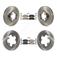 thumbnail image 1 of Transit Auto Front Rear Semi-Metallic Pads and Disc Brake Rotors Kit for Car 2016 Ford Transit-350 HD with 5 Lug Wheels K8A-106316, 1 of 11
