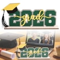 thumbnail image 2 of kjfeif 2026 Graduation Yard Sign, Wooden Class of 2026 Table Centerpiece, Grad Themed Desk Decor, Wooden Graduation Sign for Photo Props and Party Decor, 2 of 9