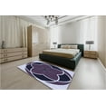 thumbnail image 4 of Ahgly Company Indoor Square Patterned Deep Purple Area Rugs, 8' Square, 4 of 6