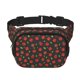 thumbnail image 1 of Fotbe Tomatoes1 Cangurera Cuadrada con Estampado de Doble Capa, Bolsa de Cintura Ajustable Mini para Hombres y Mujeres, 1 of 9