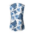 thumbnail image 5 of Camiseta sin mangas de encaje con estampado de mujer Camiseta sin mangas de empalme de cuello redondo Camiseta ligera y cómoda delgada OAVQHLG3B Store lin121212, 5 of 5
