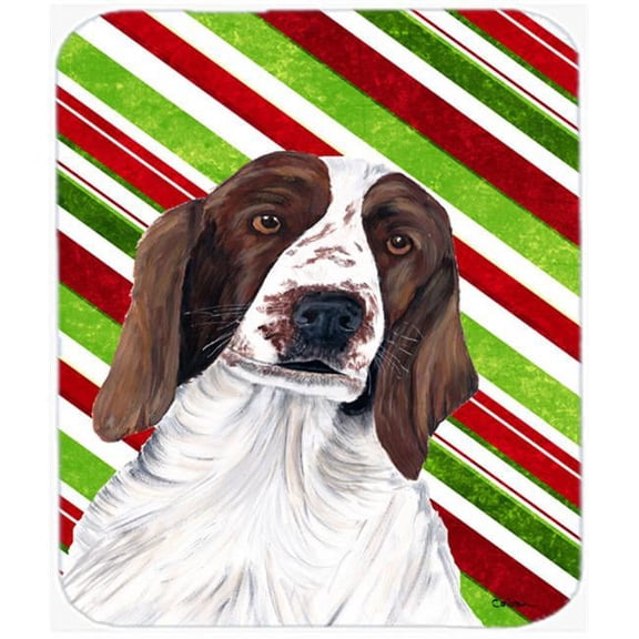 Carolines Treasures Welsh Springer Spaniel Candy Cane Christmas Mouse Pad