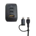 thumbnail image 2 of Combo All In One Viaje Con Cargador De Pared Internacional Gan 65W + Cable 4 En 2 De 1.8M marca STF, 2 of 4