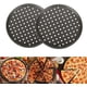thumbnail image 1 of Bandeja para pizza, juego de pizza 2 piezas, bandeja para hornear pizza antiadherente con agujeros, acero al carbono, bandeja crujiente, redonda, ∅ 32 cm Xemadio LKX-1304, 1 of 7