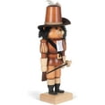 thumbnail image 2 of Chocolate Brown Puss in Boots 10.75 x 4 Wood Decorative Tabletop Figurine, 2 of 6