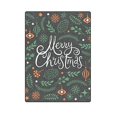 thumbnail image 1 of RYLABLUE Merry Christmas Lettering Blanket Throw Super Soft Warm Bed or Couch Blanket 58x80 inches, 1 of 2
