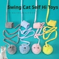 thumbnail image 6 of Door Mounted Cat Toy with Hanging Spring for Interactive Play Plush Material 51 Inches, 6 of 8
