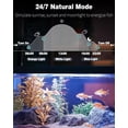 thumbnail image 3 of 12-Inch Aquarium LED Light - Full Spectrum, IPX8 Waterproof, Multi-Colored LEDs, Day/Night Mode, Timer, Adjustable Brightness, 3 of 14