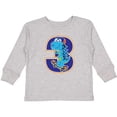 thumbnail image 3 of Inktastic 3rd Birthday Dinosaur Boy 3 Year Old Boys Long Sleeve Toddler T-Shirt, 3 of 5
