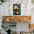 thumbnail image 4 of 1 Vintage Lemon & Floral Metal Wall Art, 2D Iron Sign, Elegant Teal with Golden Accents - Easy to Hang, No Power Required - Ideal for Home, Kitchen, Garden, Bedroom, Bar Decor, 8x12 Inches, 4 of 8