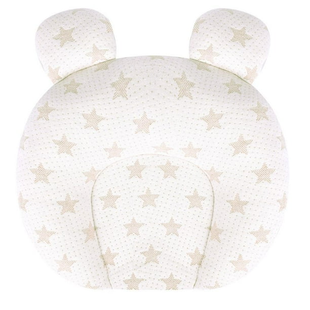 Almohadas Para Bebés, Almohadas Suaves Para Dar Forma A La Cabeza, Cojín Para Dormir Para Recién Nacidos Unisex, Almohadas Para Dormir Con Orejas De Oso Eigraketly BA001279-01