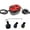 Red, variant on High Pressure Steam Cleaner 2500W Handheld Steamer with Adjustable Brush Heads for Kitchen Grease and Air Conditioner Cleaning 229 F Degree