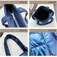 thumbnail image 6 of Sdmnsg-T Puffer Tote Bag Large Capacity Quilted Puffer Tote Bag Lightweight Soft Shoulder Handbag Alt Bubble Purse with Side Pockets, 6 of 8
