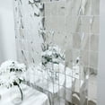 thumbnail image 3 of Efavormart Shiny Silver Metallic Foil Rectangle Door Window Party Curtain Backdrop - 3ftx6.5ft, 3 of 5
