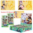 thumbnail image 1 of Juego Anime Genshin Impact Figure Model Cards Collection CP SSP SP PR UR SLR Ganyu Hutao Keqing decoración de escritorio Tarjeta de Metal, 1 of 4