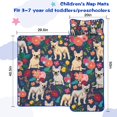 thumbnail image 5 of French Bulldog Dog and Pioneer Flower Toddler Nap Mats for Kids Preschool,Sleeping Mat Bag or Kids,Toddler Sleeping Bag,Toddler Nap Mat or Daycare, 5 of 6