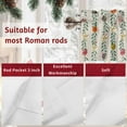 thumbnail image 7 of Christmas Colorful Valances for Windows, 54 x 18in, Xmas Balls Bells Stars Berry Beige Linen Rod Pocket Kitchen Valance Curtain Light Filtering Window Treatments for Living Room Bedroom, 1 Panel, 7 of 7