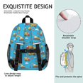 thumbnail image 5 of Excavator and Crane Blue Pattern Backpack for School, Cute School Bag with Adjustable Shoulder Straps and Padded Back, 15"x11.42"x5.5", 5 of 5