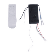 Universal Ceiling Fan Remote Control Kit 40W 6-Speed Timing Function Replacement for DC Fans & Lights