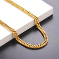 thumbnail image 5 of FindChic 14K Gold Plated Chain for Men, Stainless Steel Cuban Chains Hip Hop Necklace for Anniversary Christmas, 9mm/30'', 5 of 7